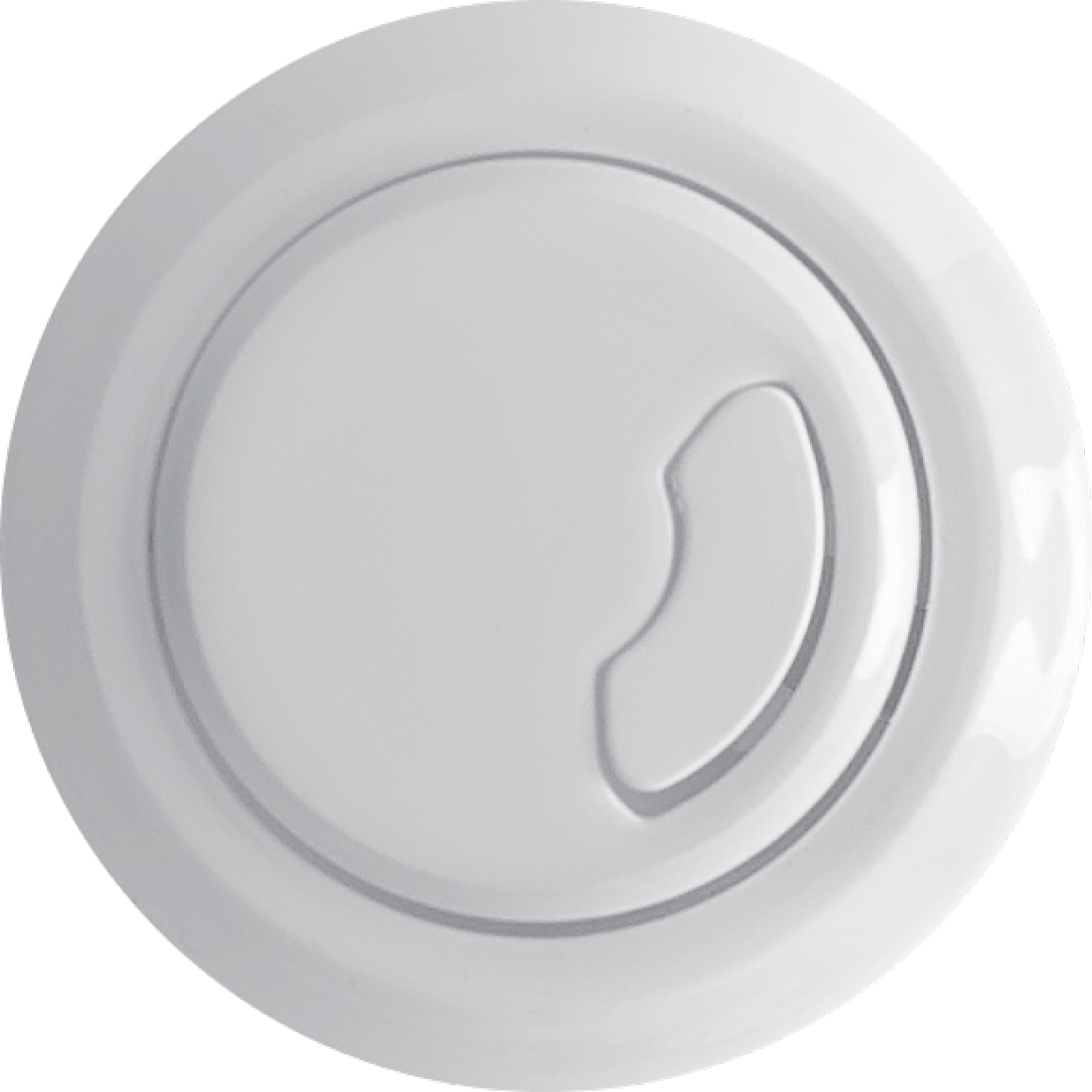 Kayla Dual Flush Button-White