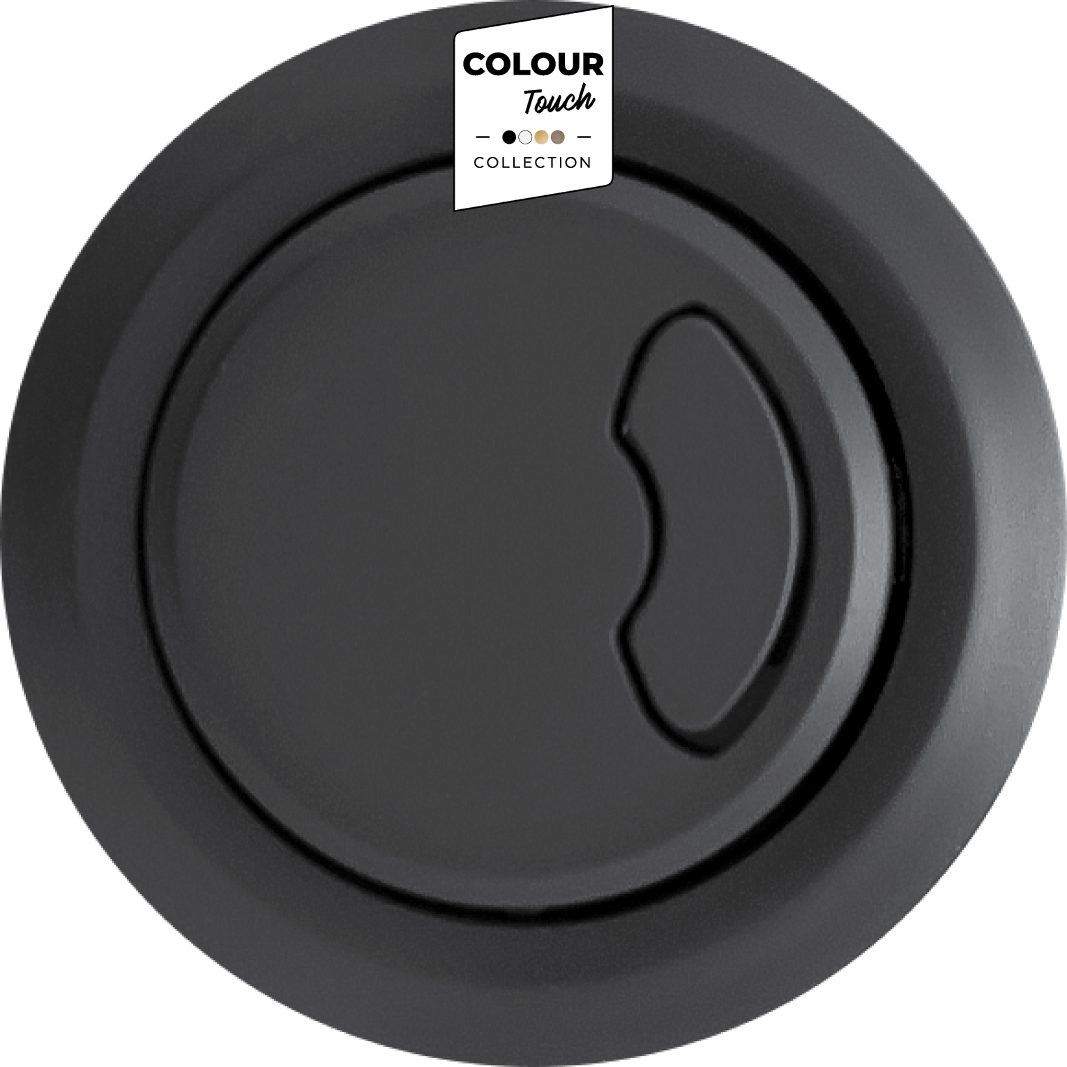 Kayla Dual Flush Button-Black
