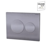 Lunar Dual Flush Control Plate - Gunmetal