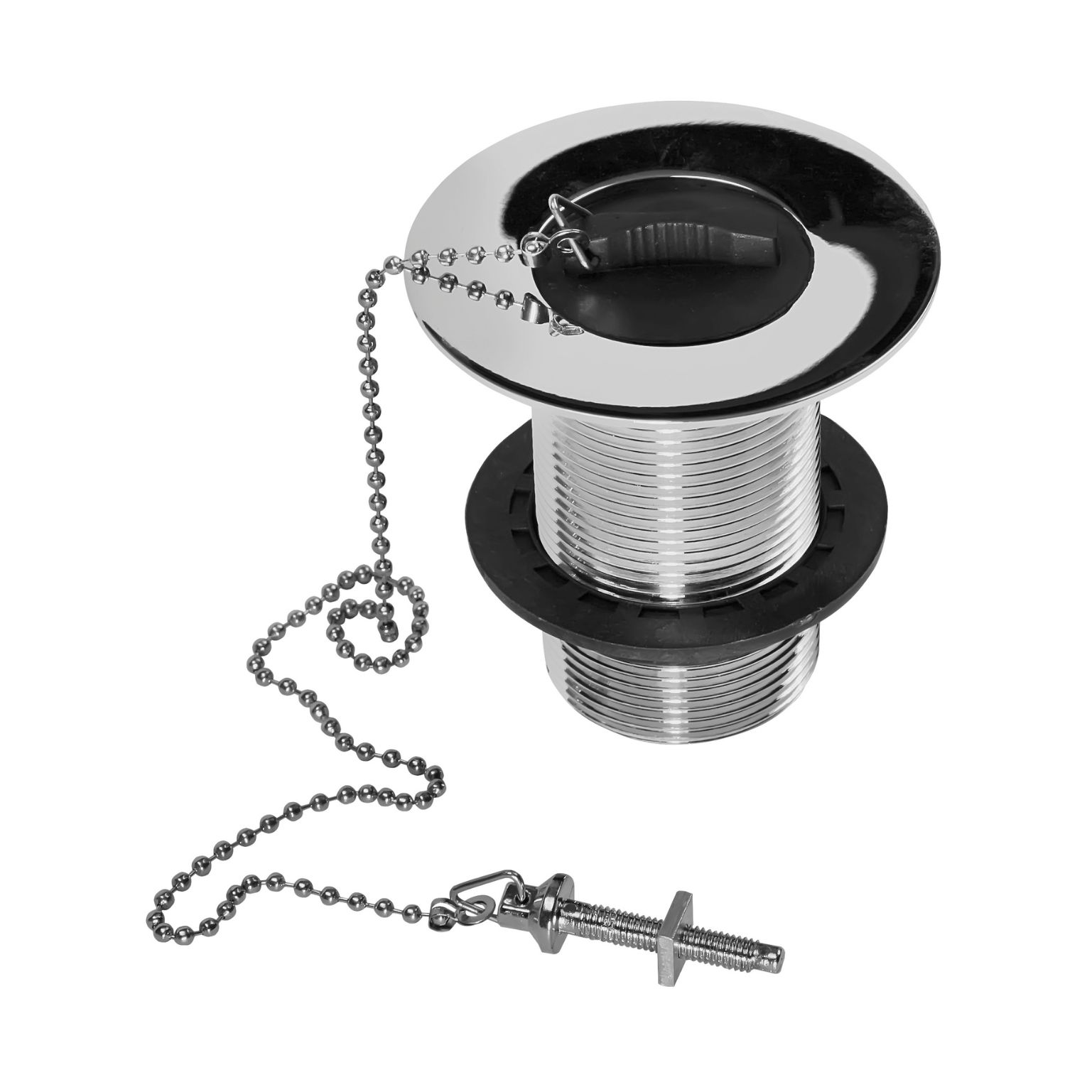 WSK23CP_1 1.5 BRASS UNSLOTTED SINK WASTE